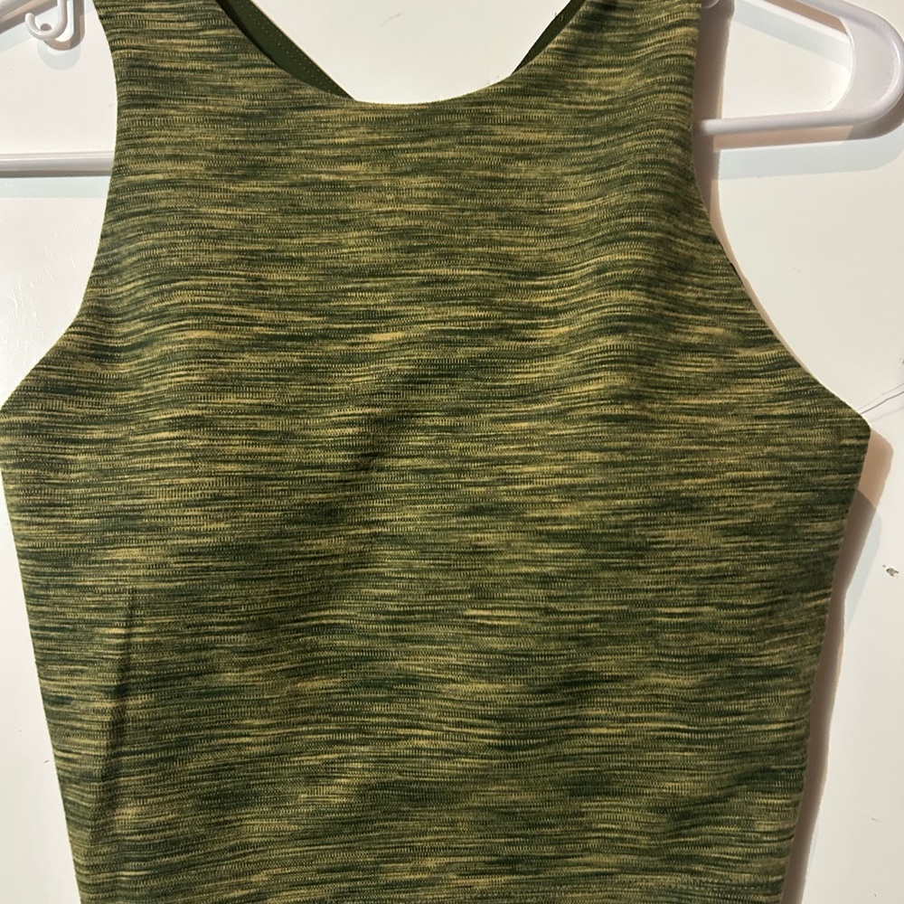 Green Sleeveless Women's Top